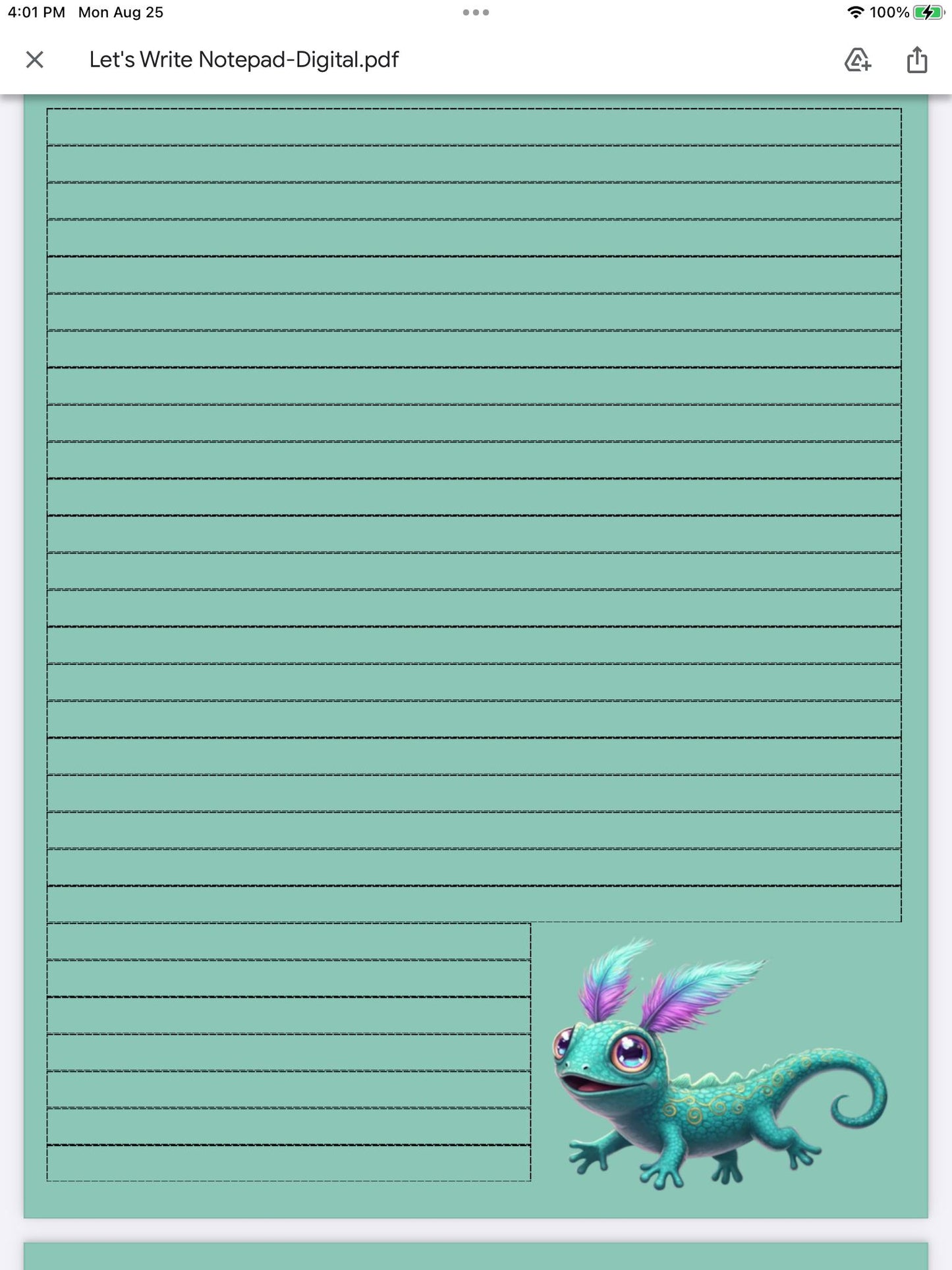 Creature Comforts Notepad | Digital Download & Printable Pages