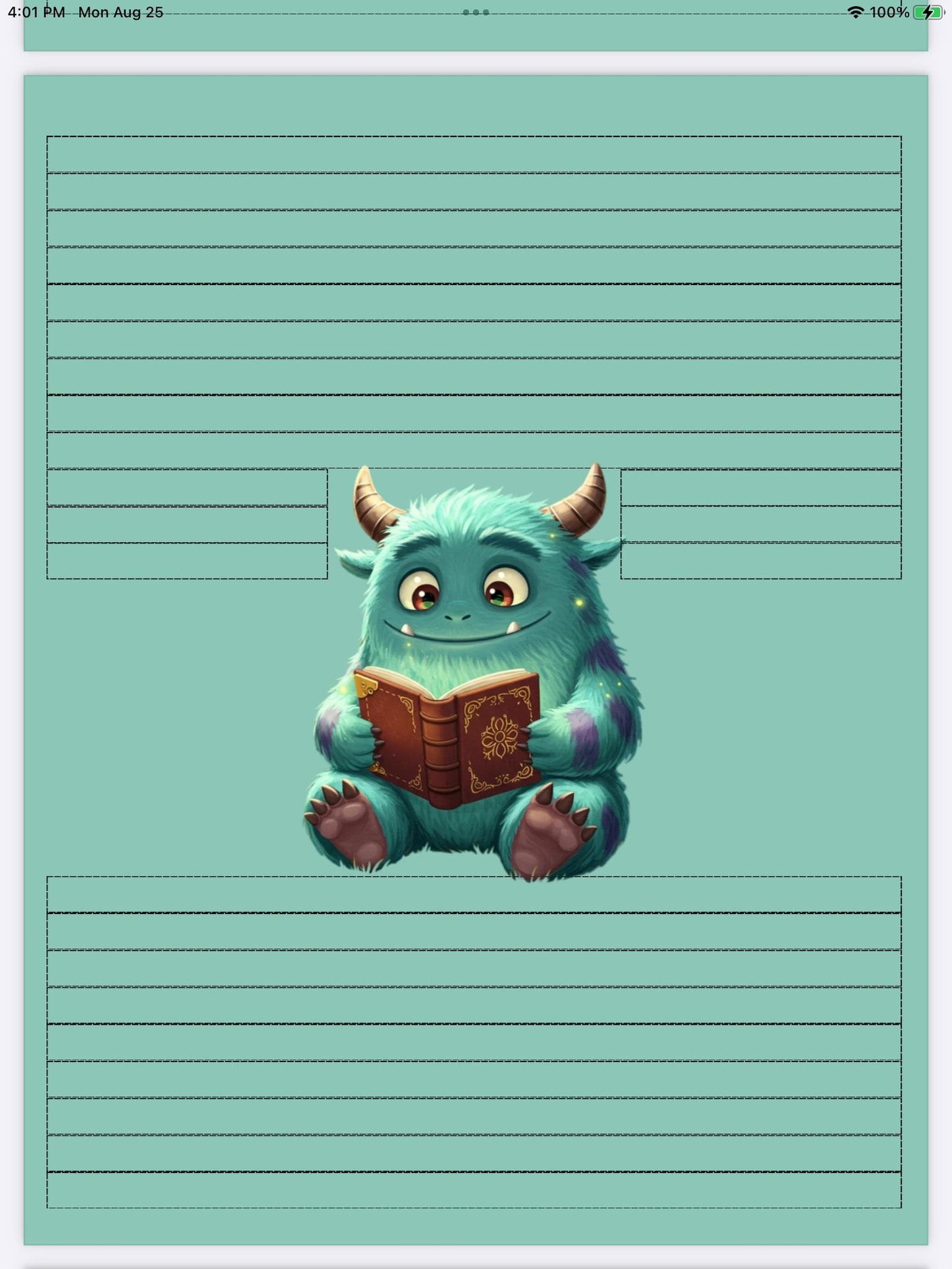 Creature Comforts Notepad | Digital Download & Printable Pages