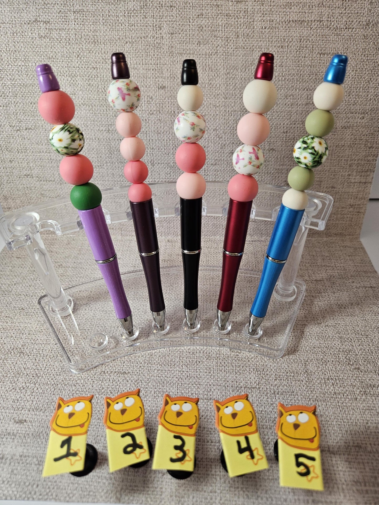 Spring Blossom Beaded Pens