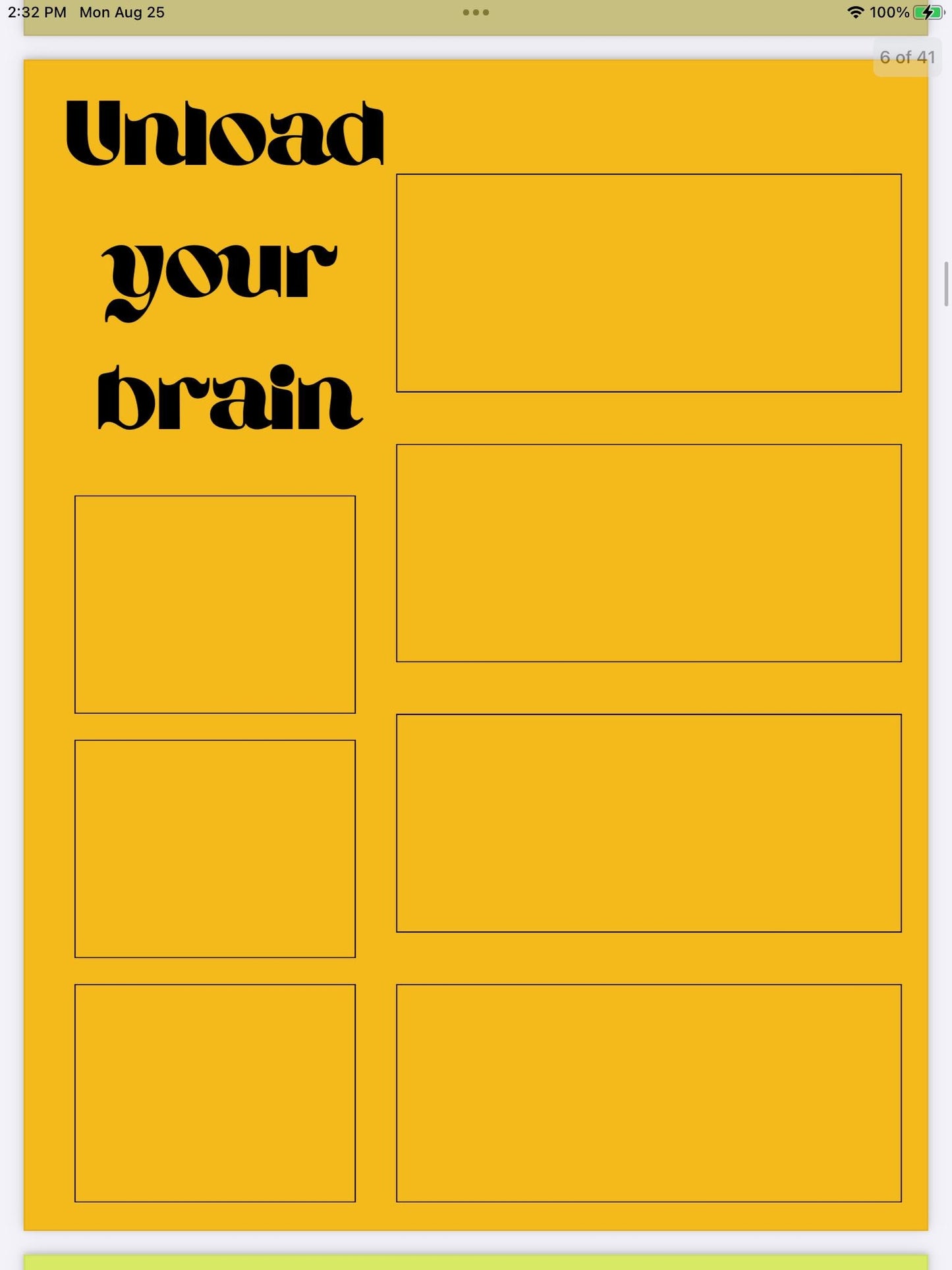 Sticky Thoughts Notepad | Digital Download & Printable Notes Pages