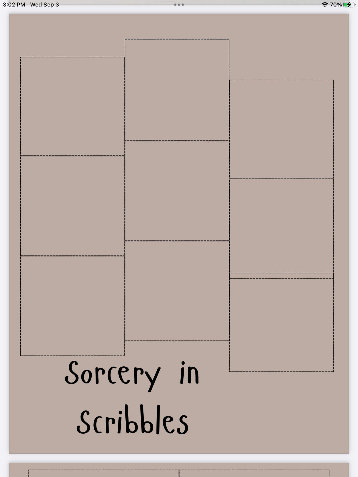 Shadow & Spell Notes – Enchanted Digital Writing Pad