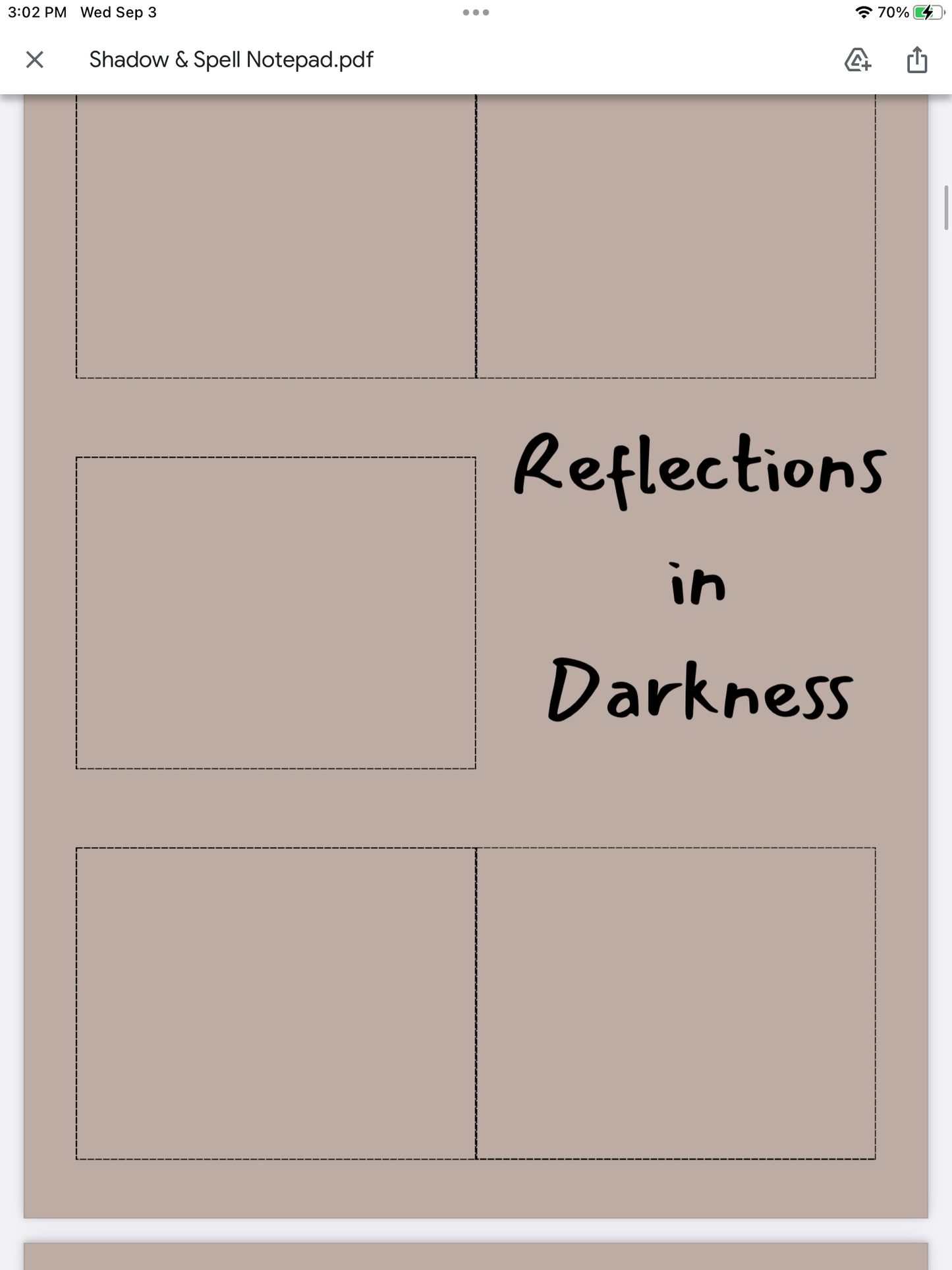 Shadow & Spell Notes – Enchanted Digital Writing Pad