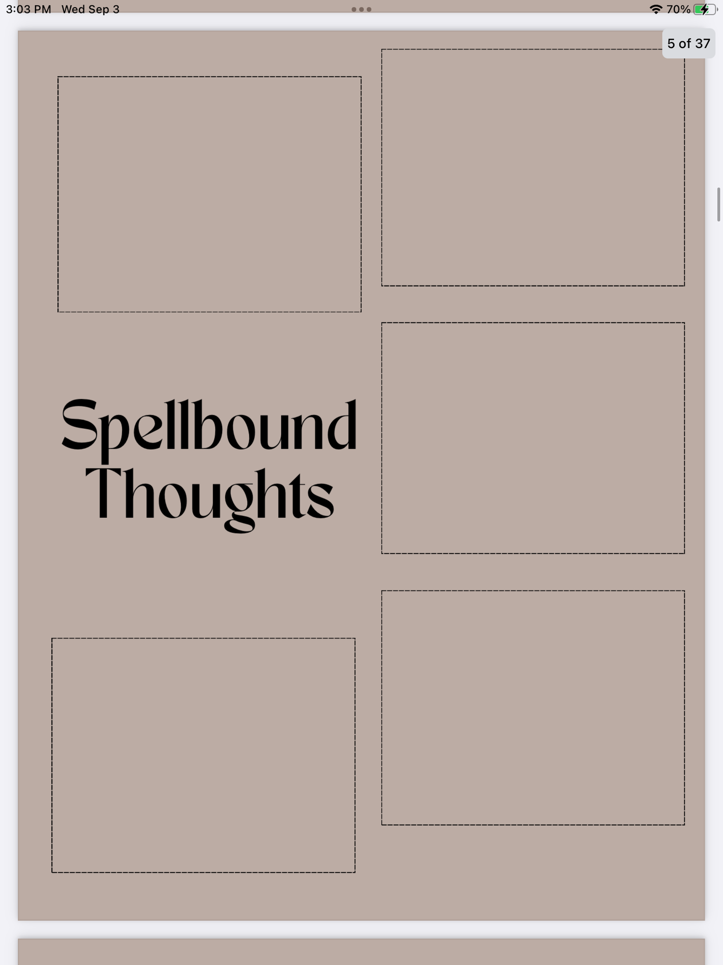 Shadow & Spell Notes – Enchanted Digital Writing Pad