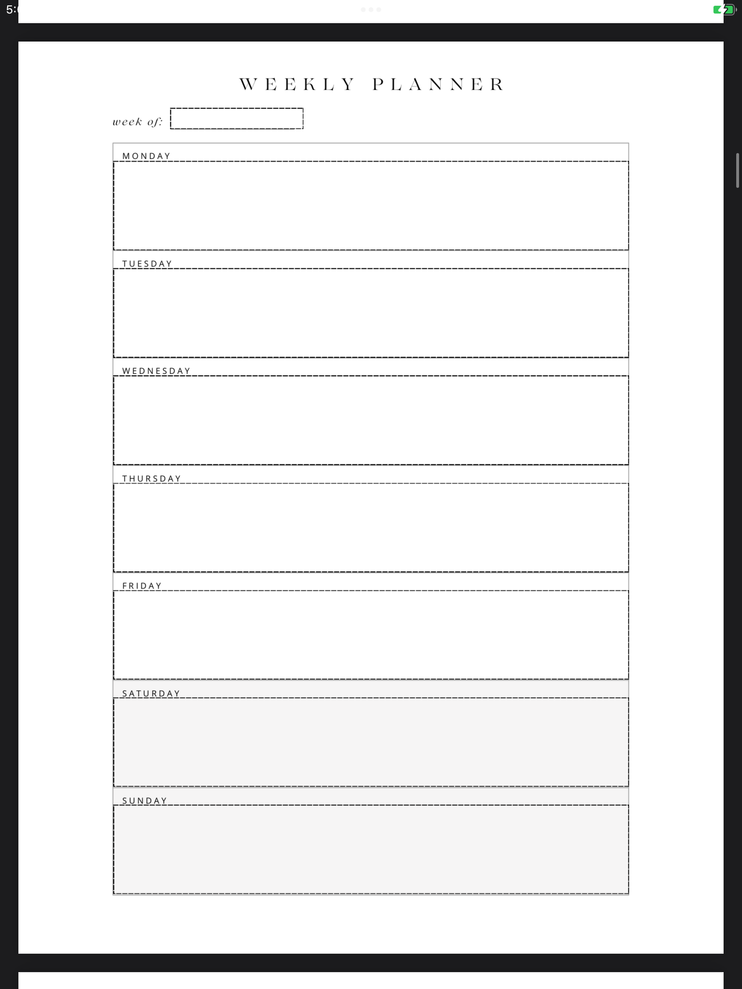 Be Wild But Stay Soft Digital Planner