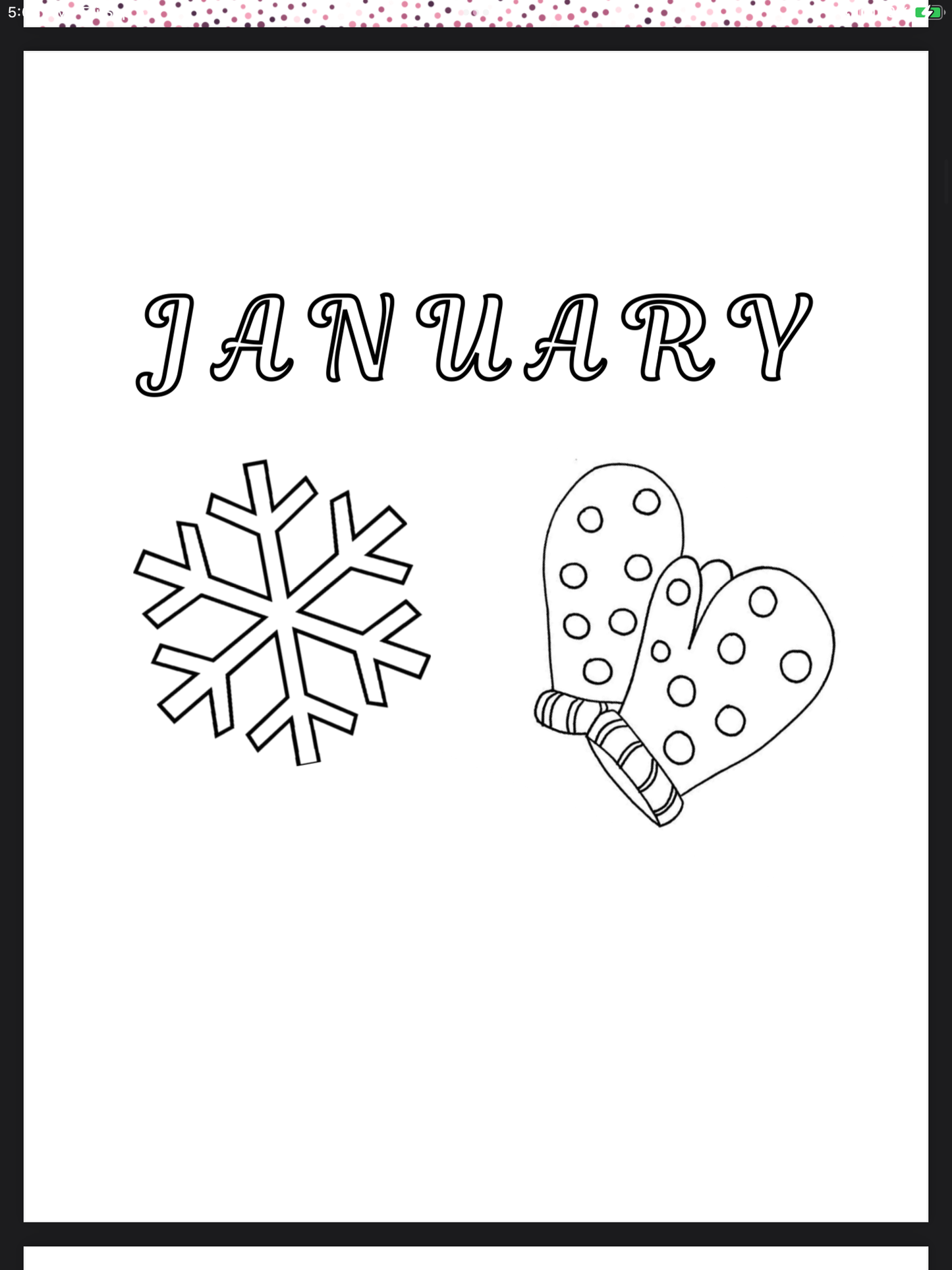 One Month at a Time – Digital Monthly Planner
