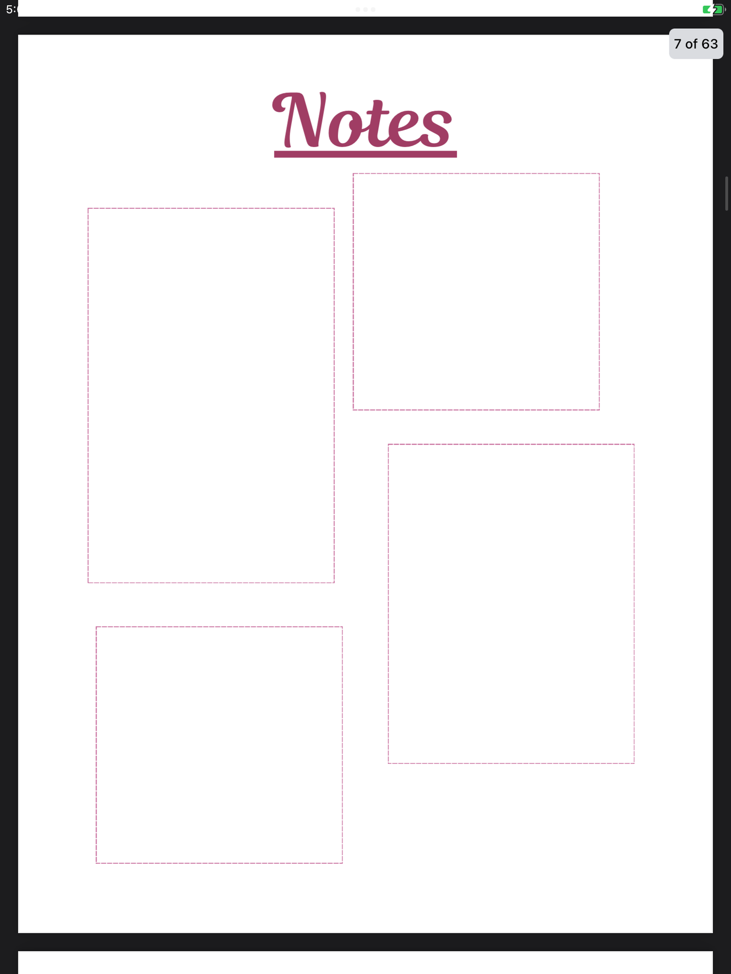One Month at a Time – Digital Monthly Planner