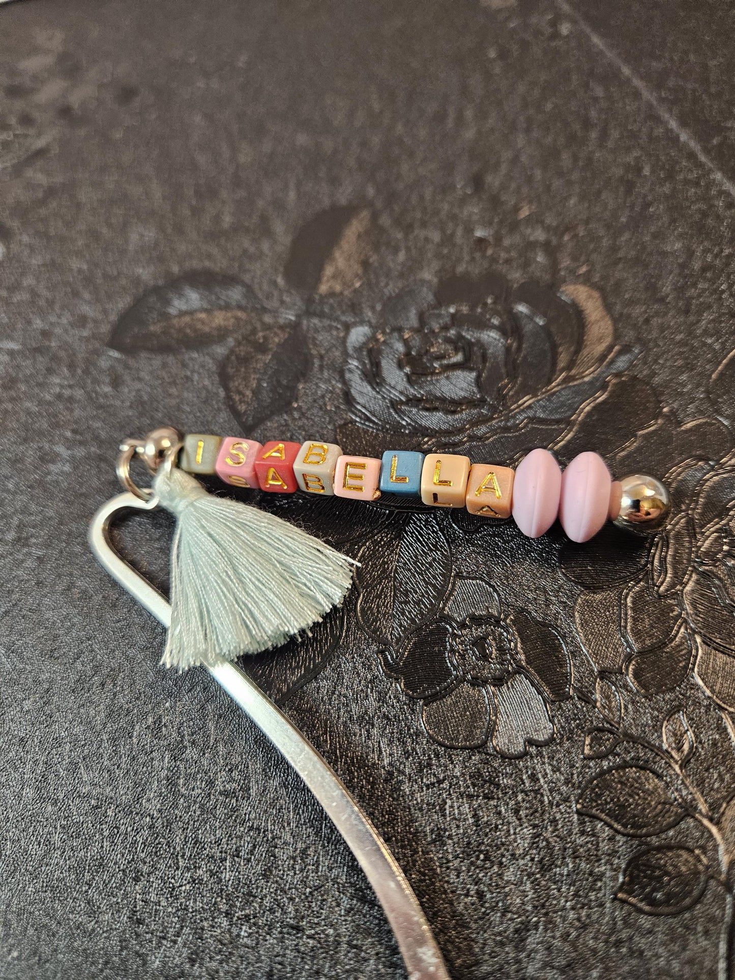 Custom-Worded Bookmark Charms