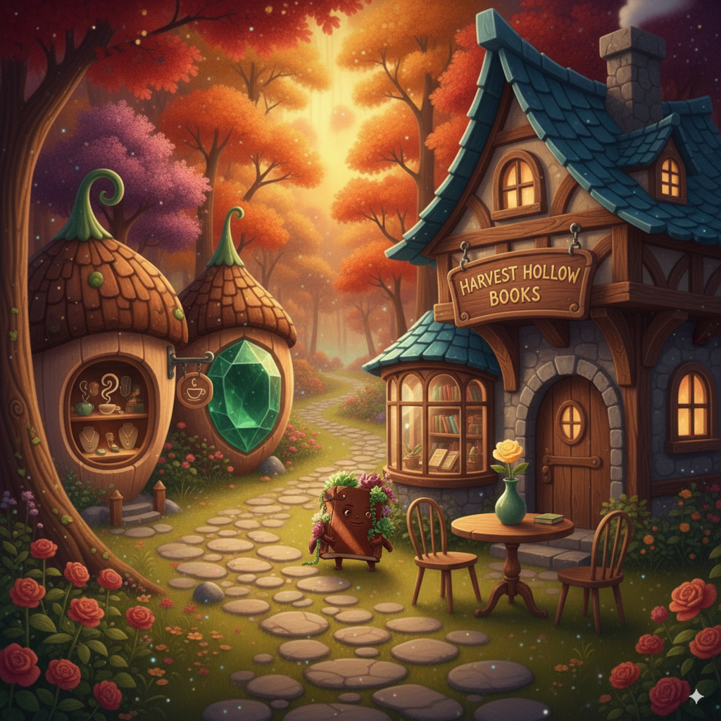 How a Cozy Bookstore Inspired a Sticker Character