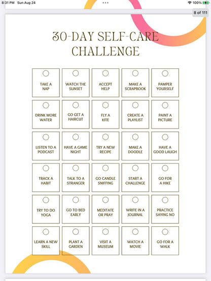 Thrive: A Self-Care Planner