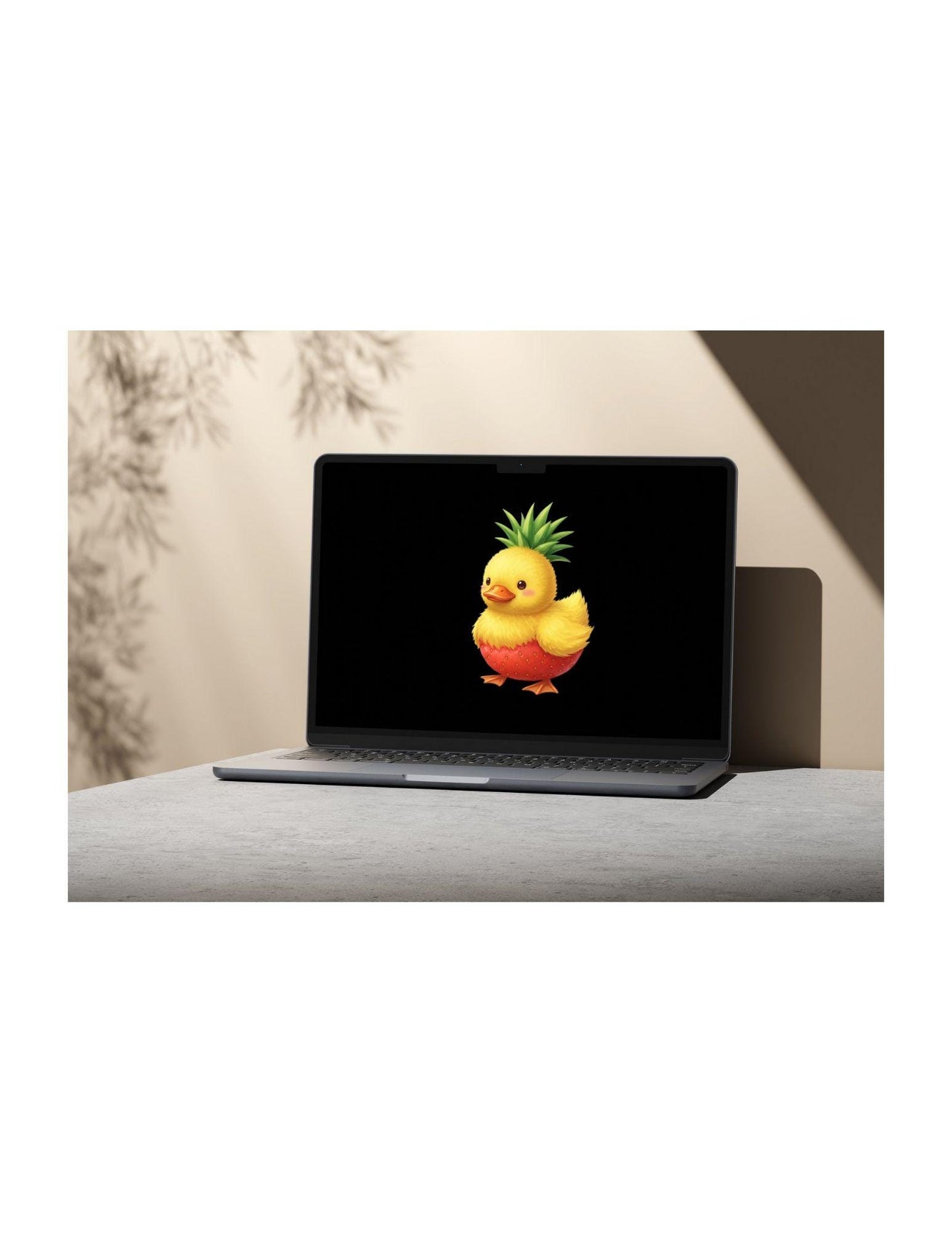 Digital Sticker – Pineapple Strawberry Quack – PNG