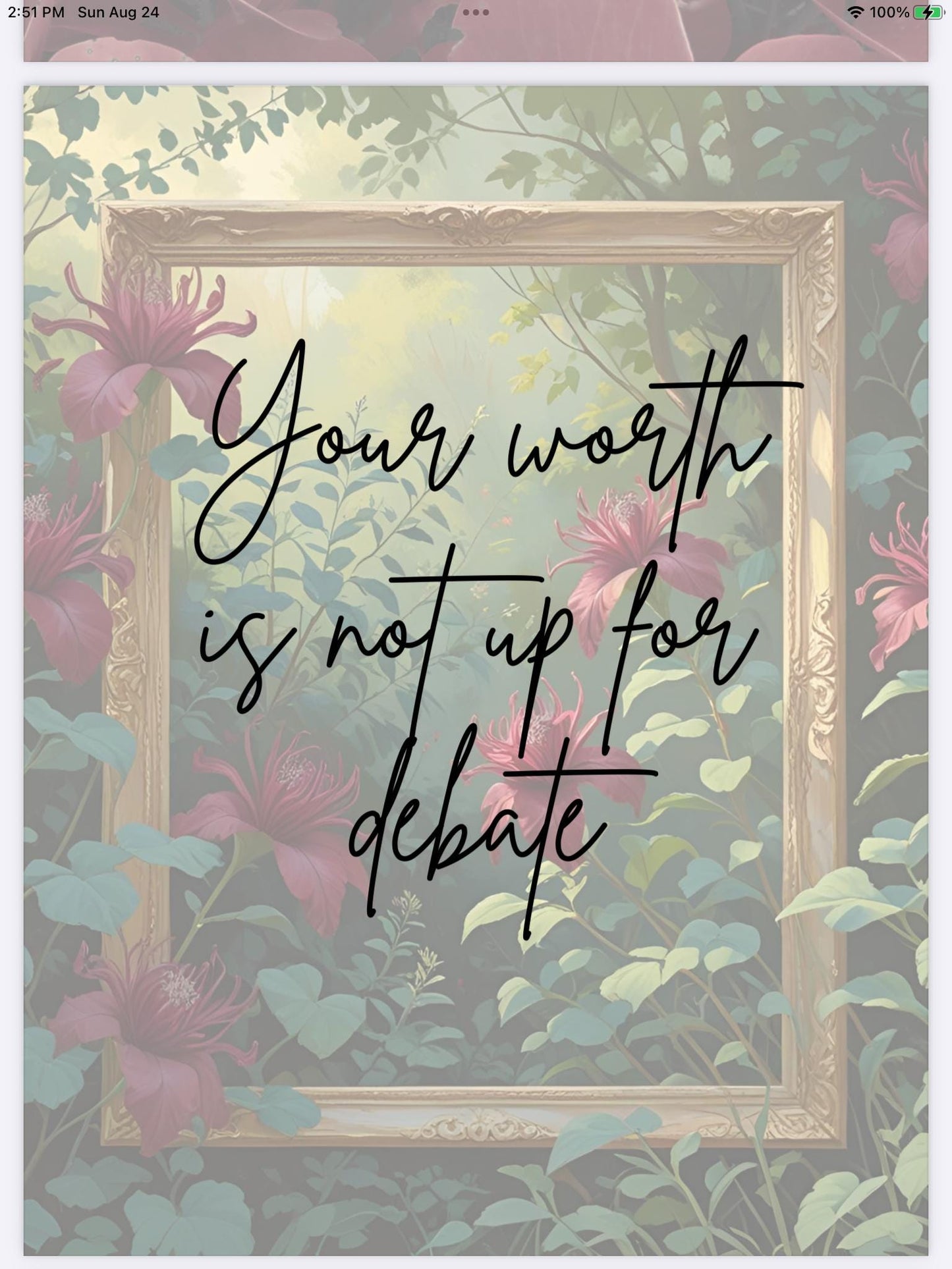Affirmation Journal: Self-Belief & Reflection (Digital Journal