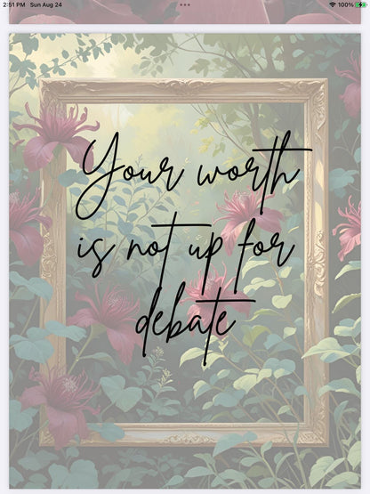 Affirmation Journal: Self-Belief & Reflection (Digital Journal