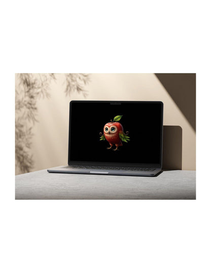 Digital Sticker – Honey Crisp Owl – PNG