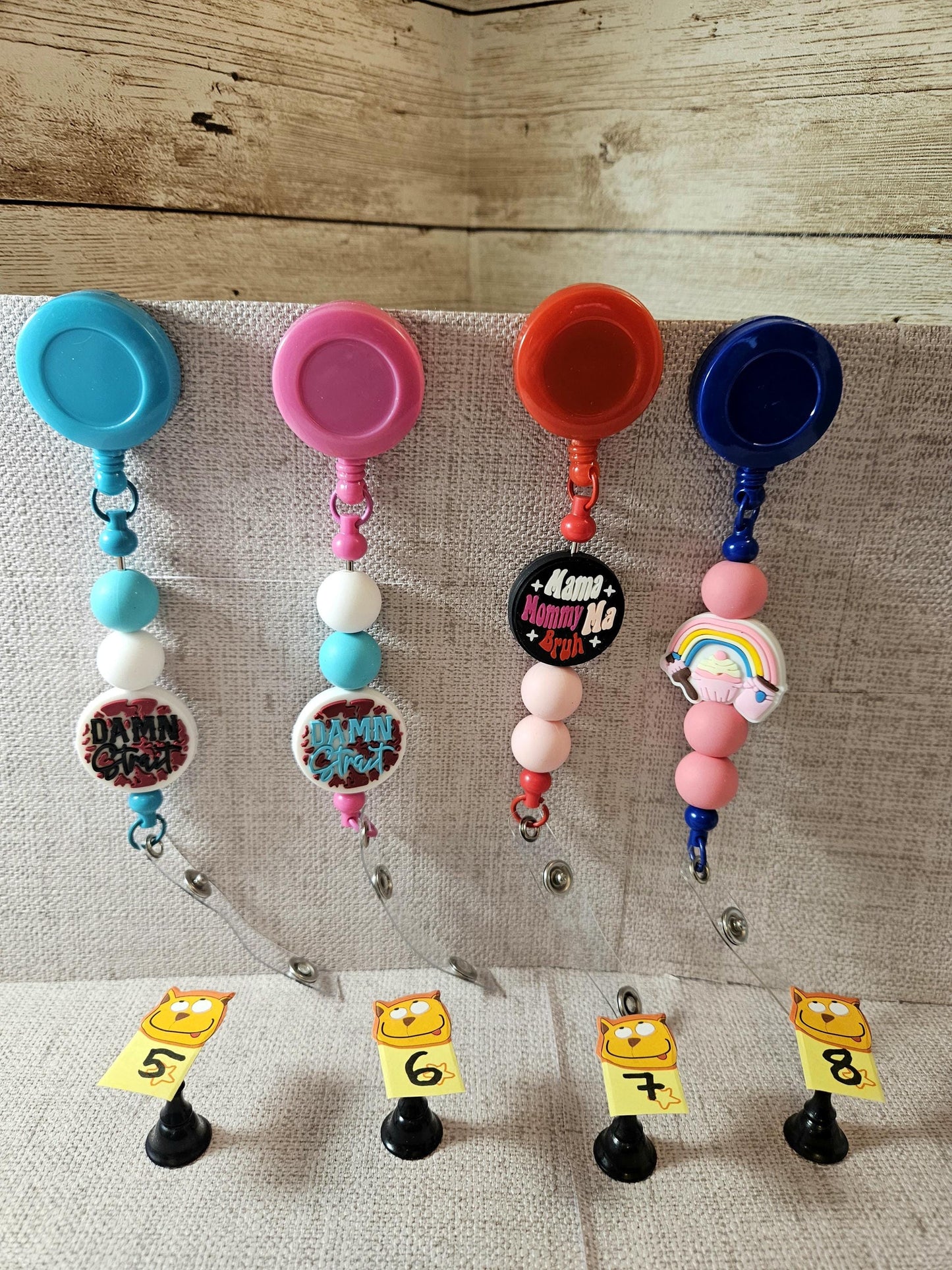 Vivid Vision Beaded Badge Reel