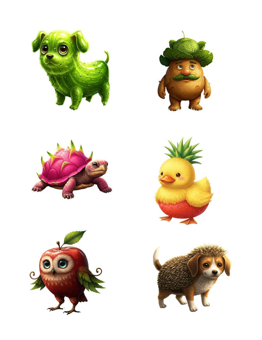 Complete Digital Sticker Collection – 18 Stickers – PNG