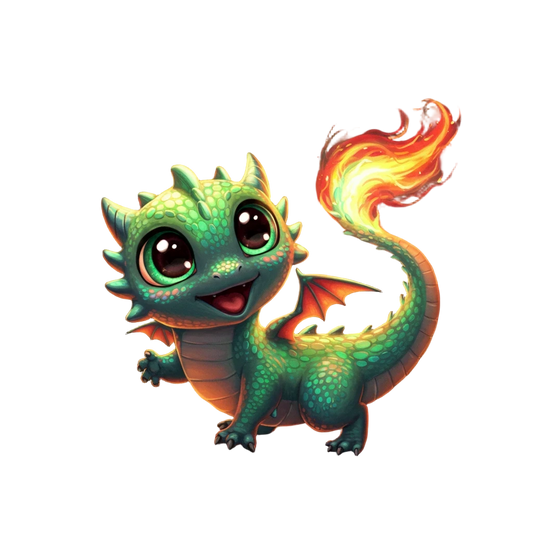 Blaze – Fantasy Dragon Vinyl Sticker