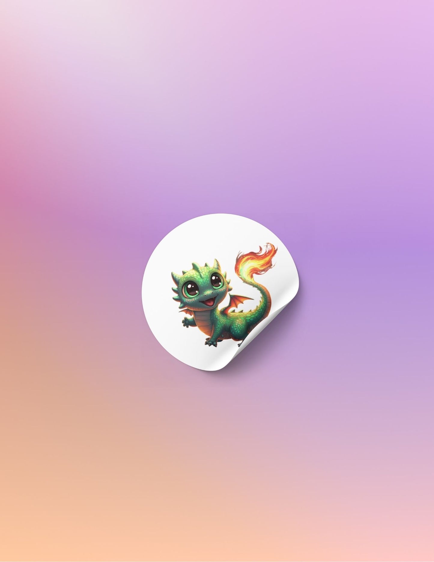 Blaze – Fantasy Dragon Vinyl Sticker