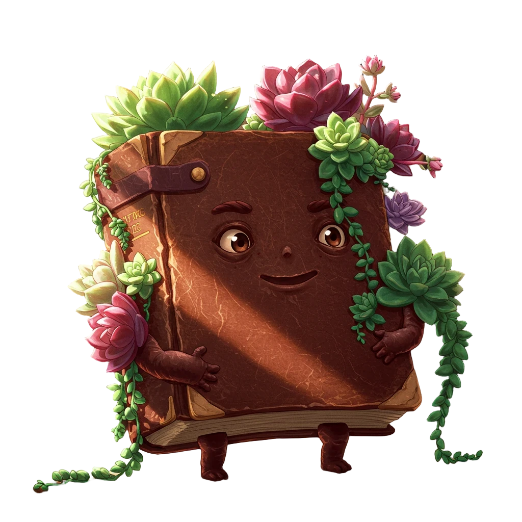 Bookie – Whimsical Book Creature Vinyl Sticker