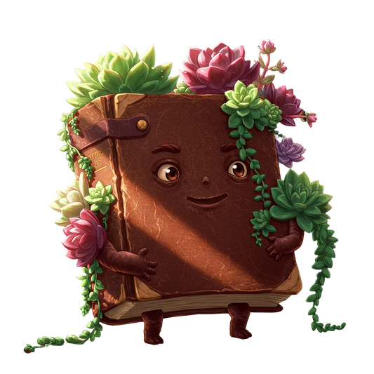 Bookie – Whimsical Book Creature Vinyl Sticker