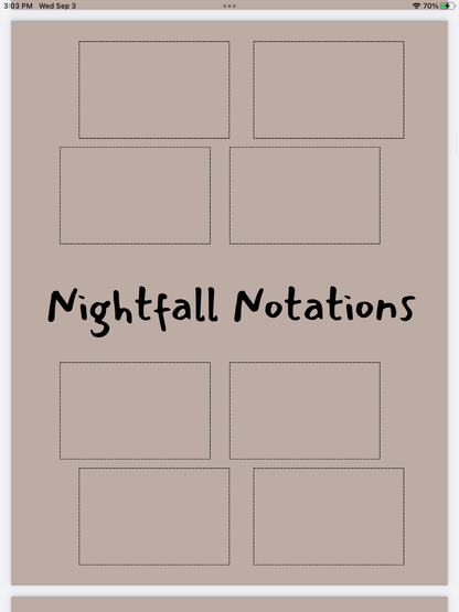 Shadow & Spell Notes – Enchanted Digital Writing Pad