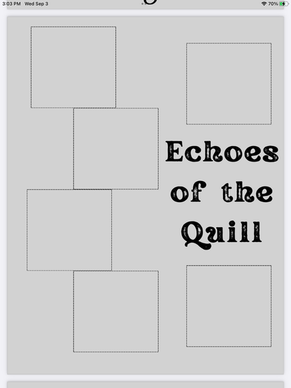 Raven’s Quill Notepad – Dark & Elegant Digital Writing Pad