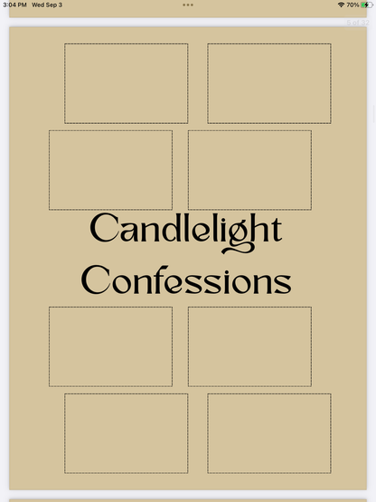 Midnight Musings Notepad – Dark & Elegant Digital Stationery