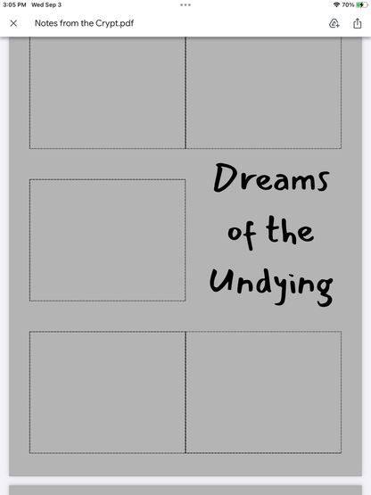 Notes From The Crypt – Creepy Digital Notepad