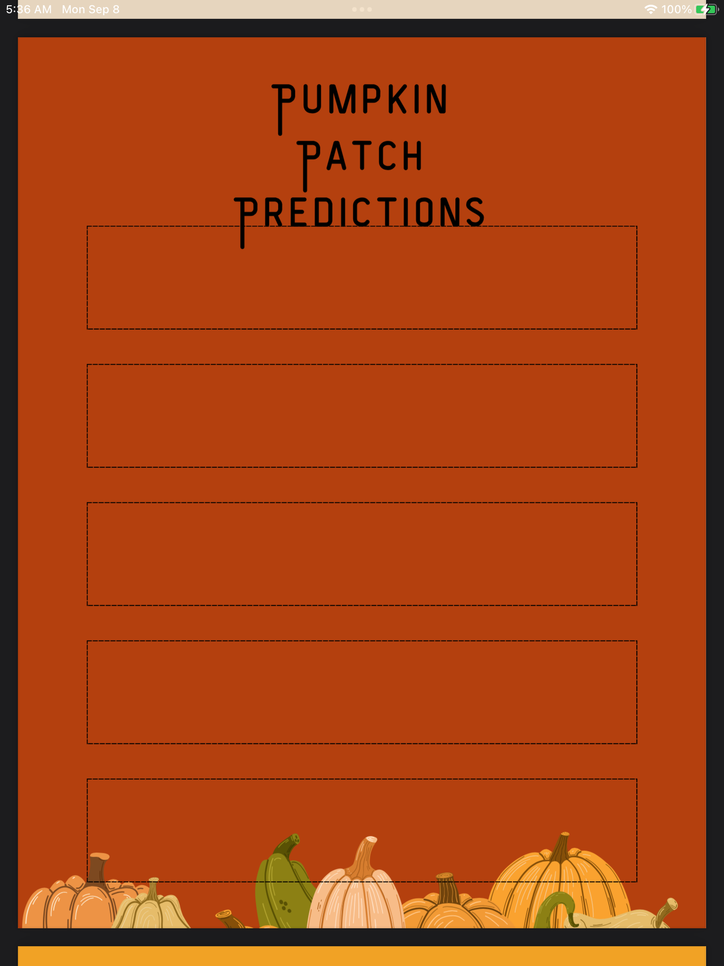 Pumpkin Patch Gnome Notepad – Cute Fall Gnome Stationery for Notes & Lists