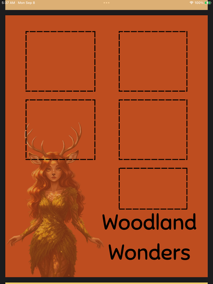 Forest Magic Fall Notepad – Whimsical Autumn Stationery for Notes & Planning