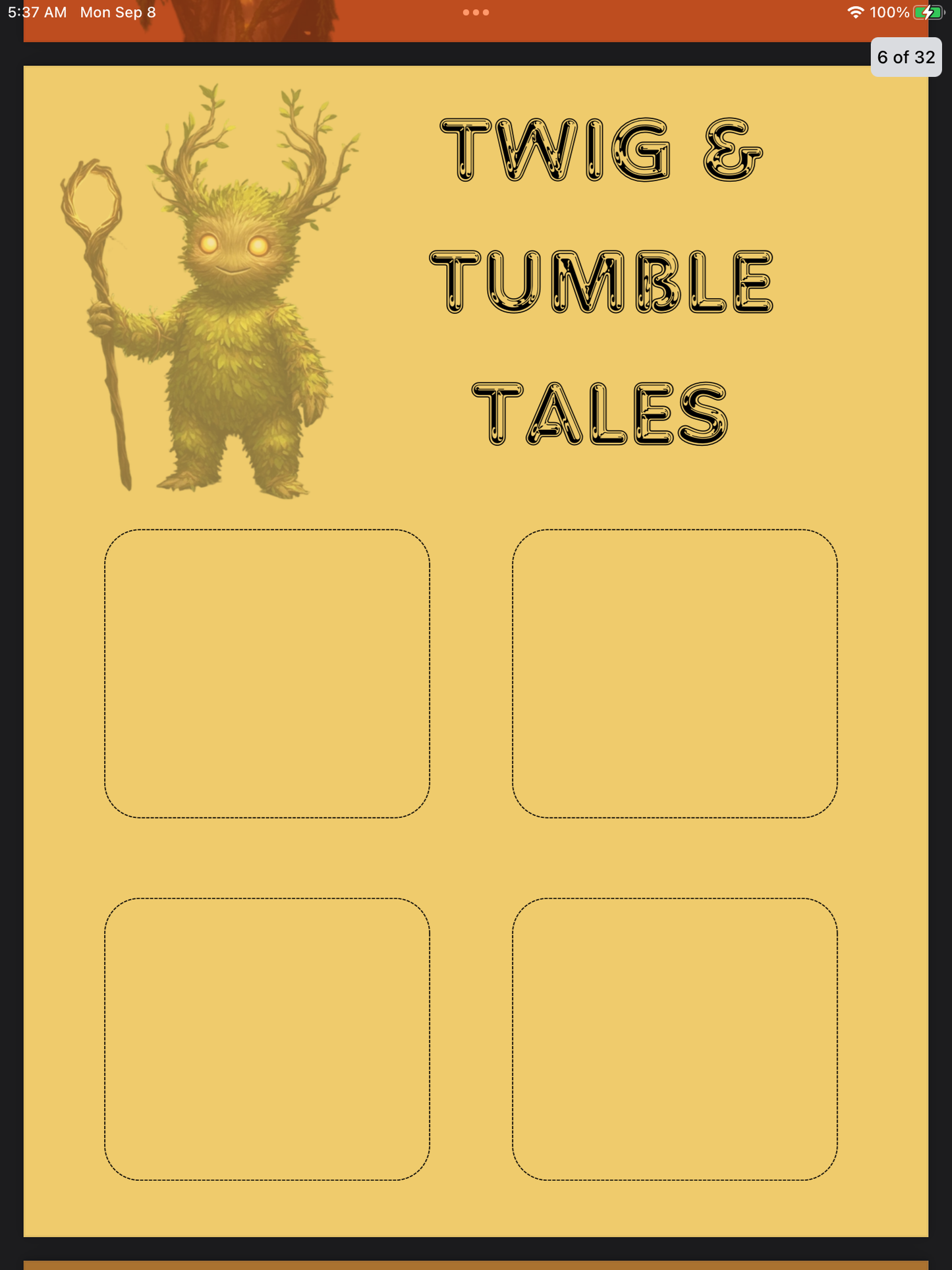 Forest Magic Fall Notepad – Whimsical Autumn Stationery for Notes & Planning