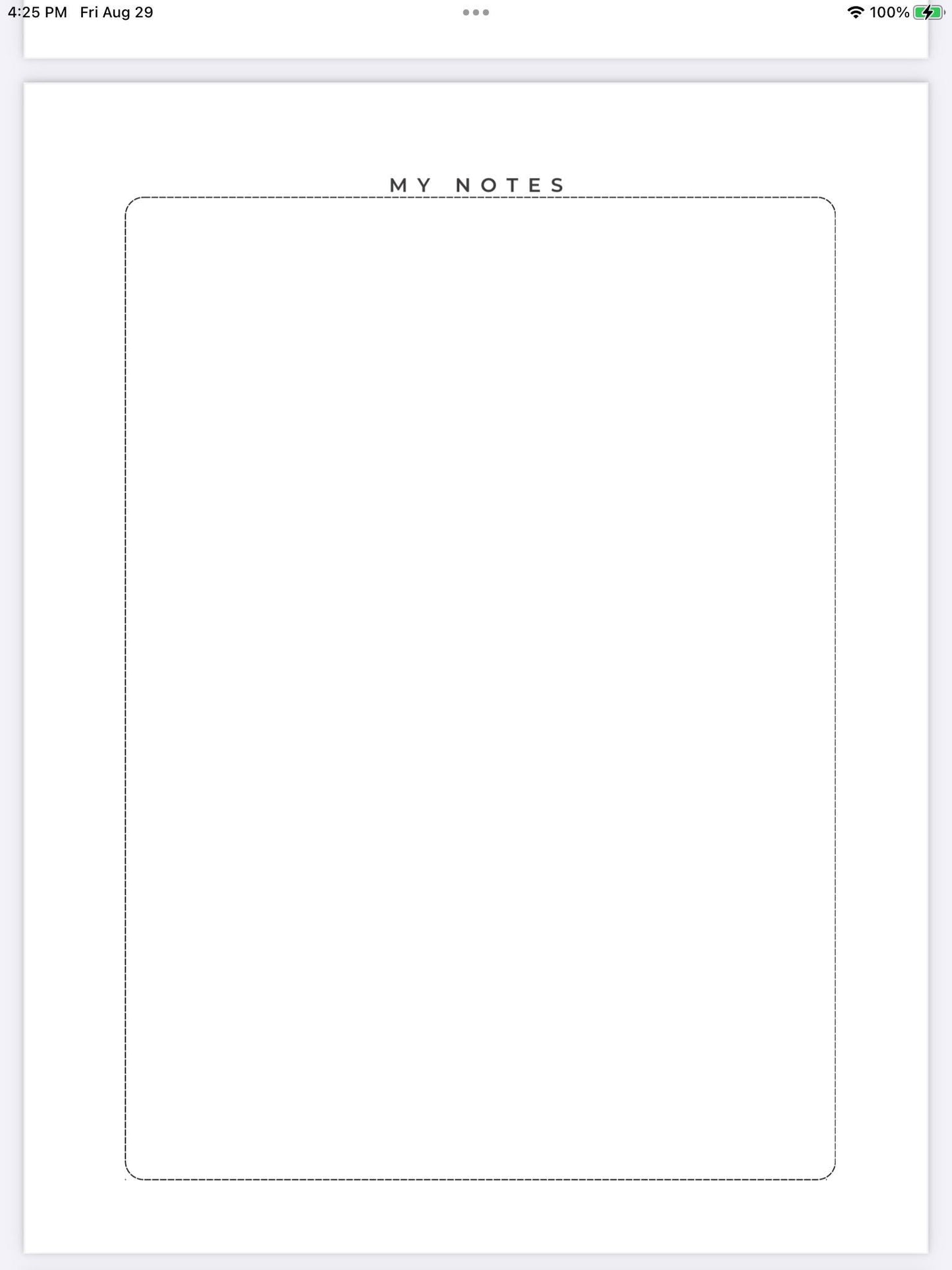 Lilac Haze Weekly Planner