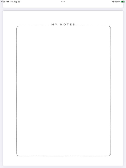 Lilac Haze Weekly Planner