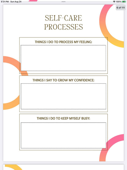 Thrive: A Self-Care Planner